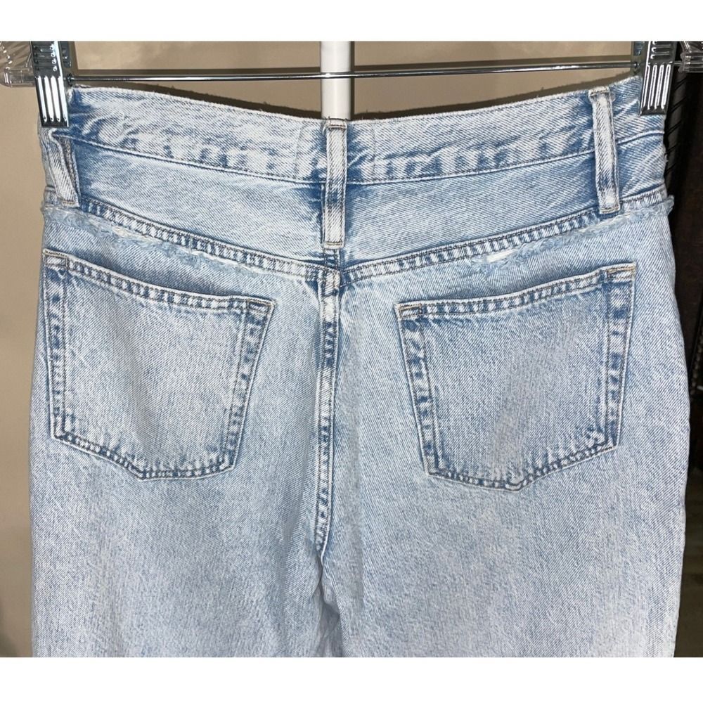FRAME Ultra High Rise Barrel Jeans W/29 Light Blue Whisper LBR207 LN - Picture 10 of 15